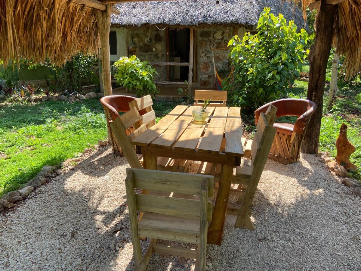 Encantadora Villa Maya Tradicional En Rancho Agroecologico Tzucaceb Екстериор снимка